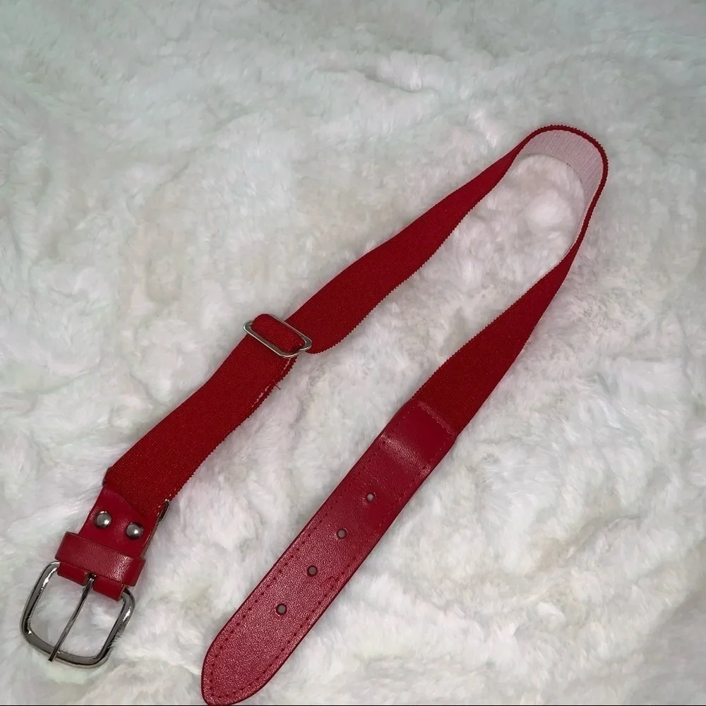 Twin City Baseball Belt, Red